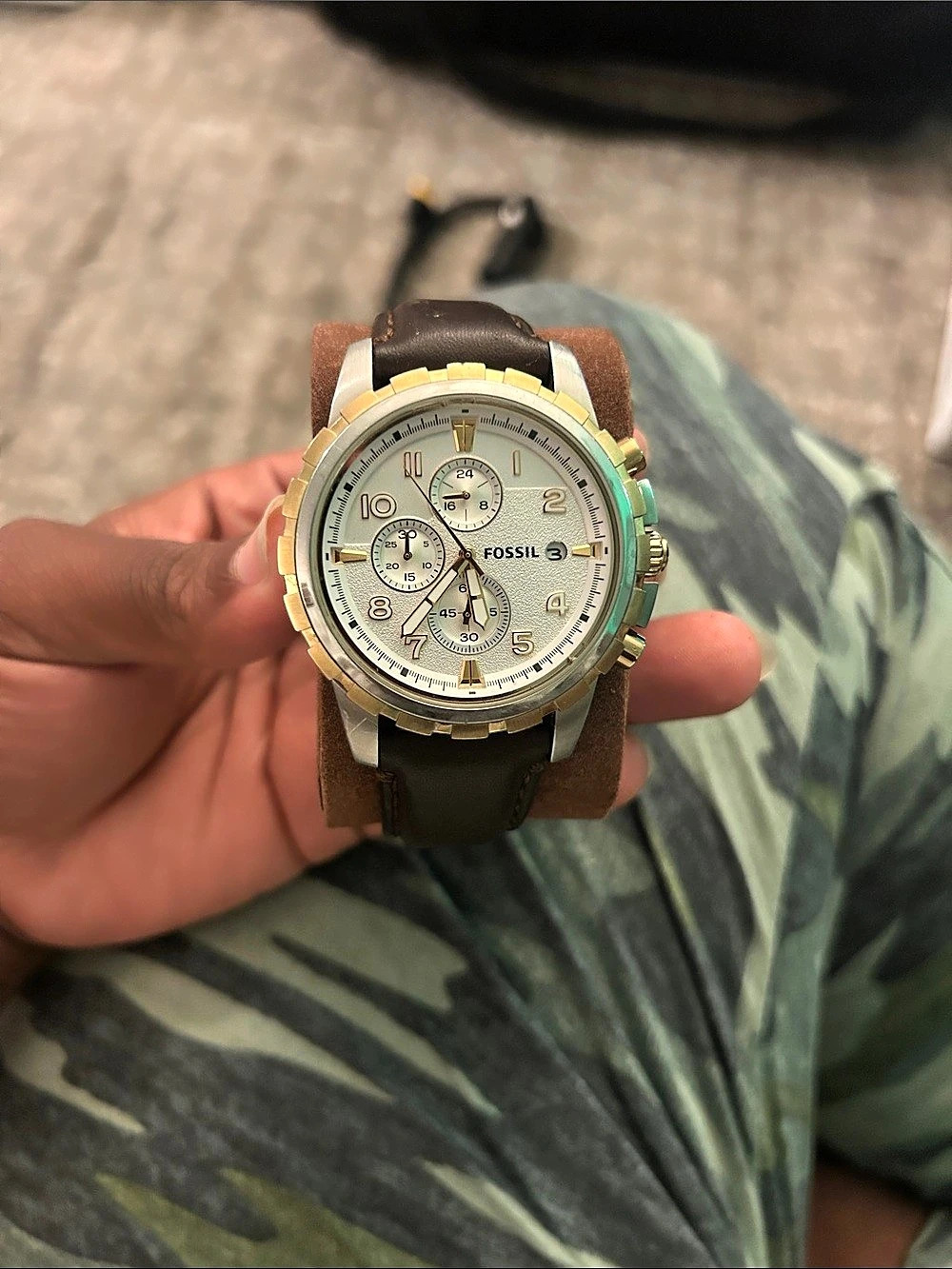 Fossil Neutra Chronograph Brown Leather Watch Chronograph Watch Brown
